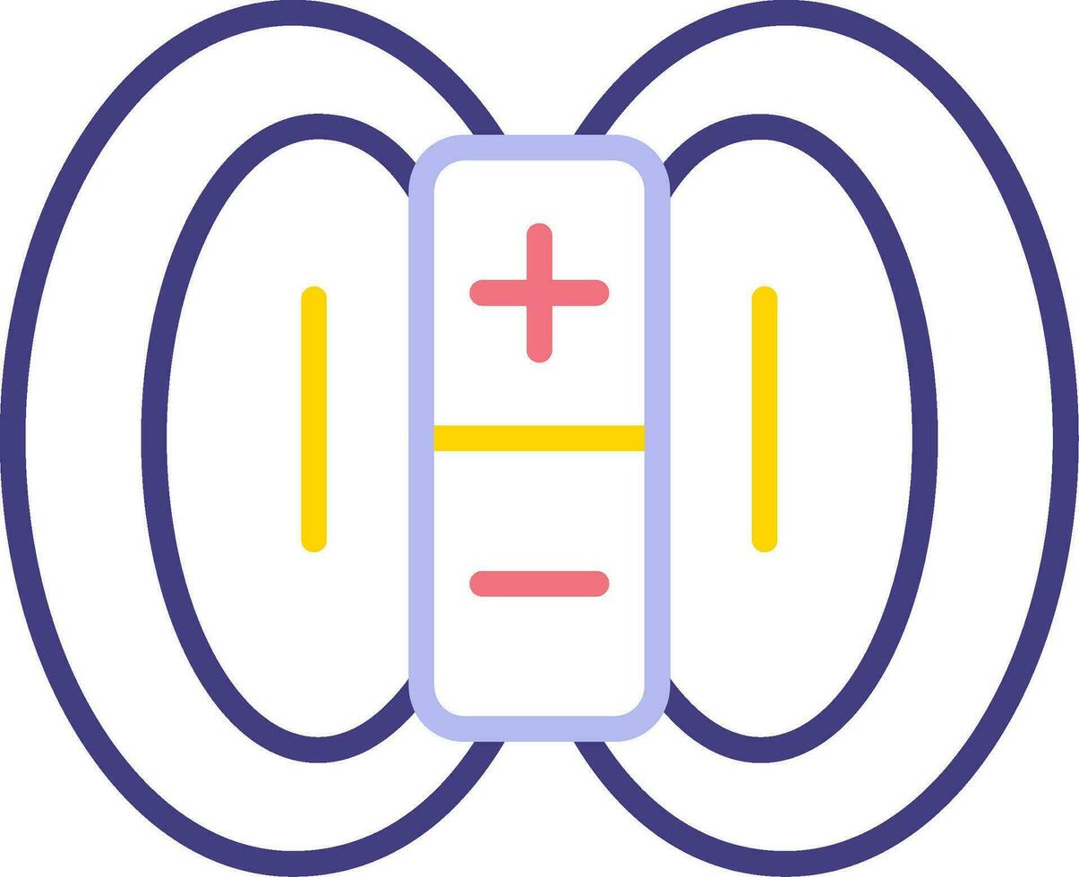 Magnetic Field Vector Icon
