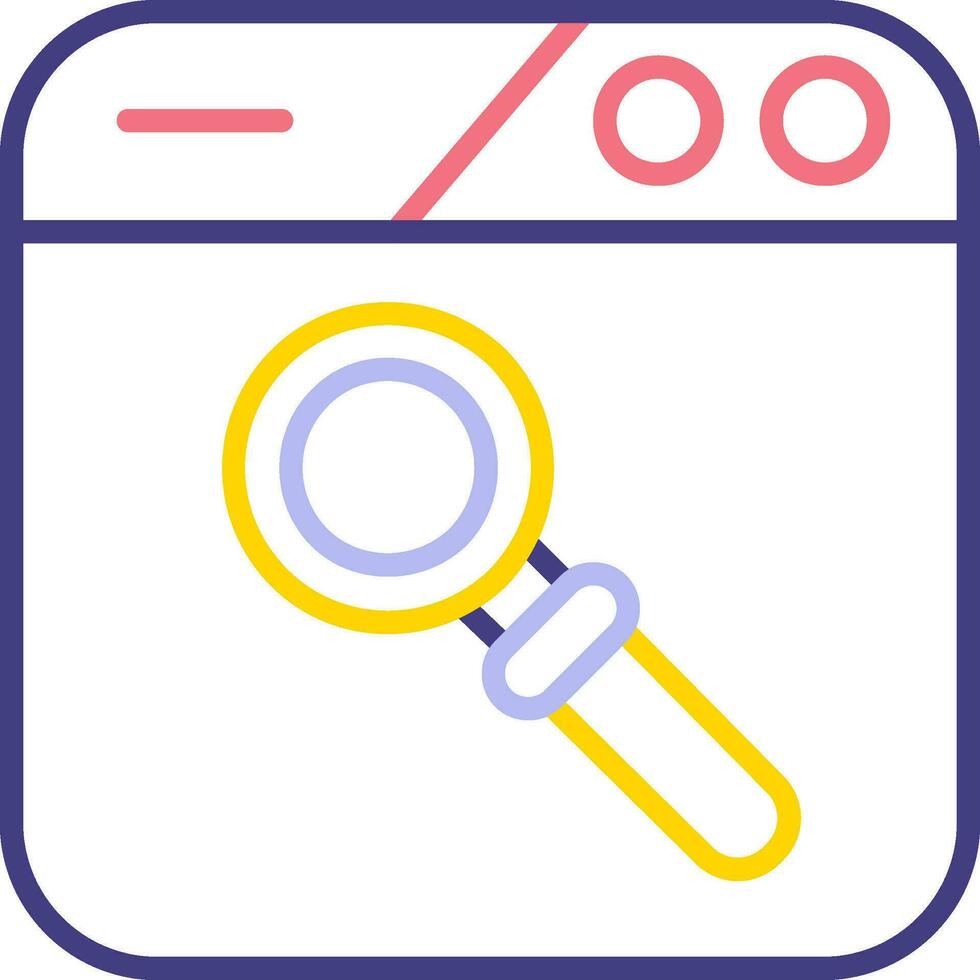 Search Engine Vector Icon