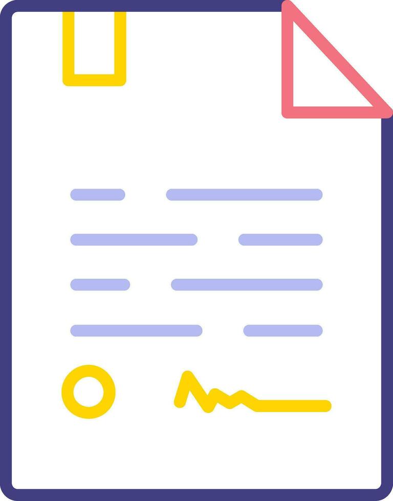 Contract Vector Icon