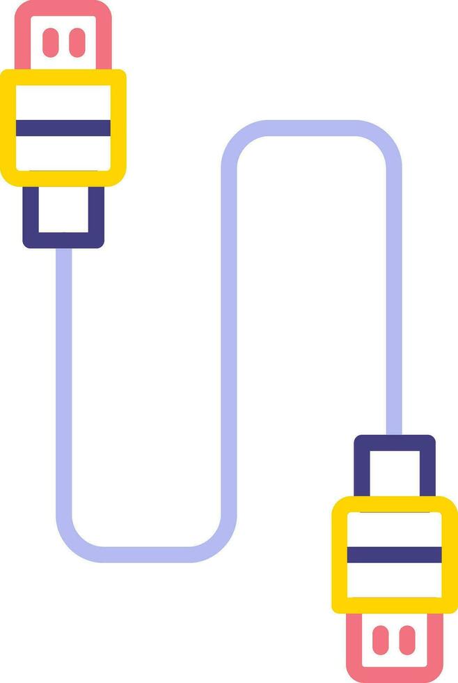 Usb Cable Vector Icon