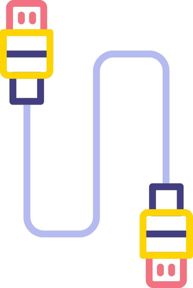 Usb Cable Vector Icon