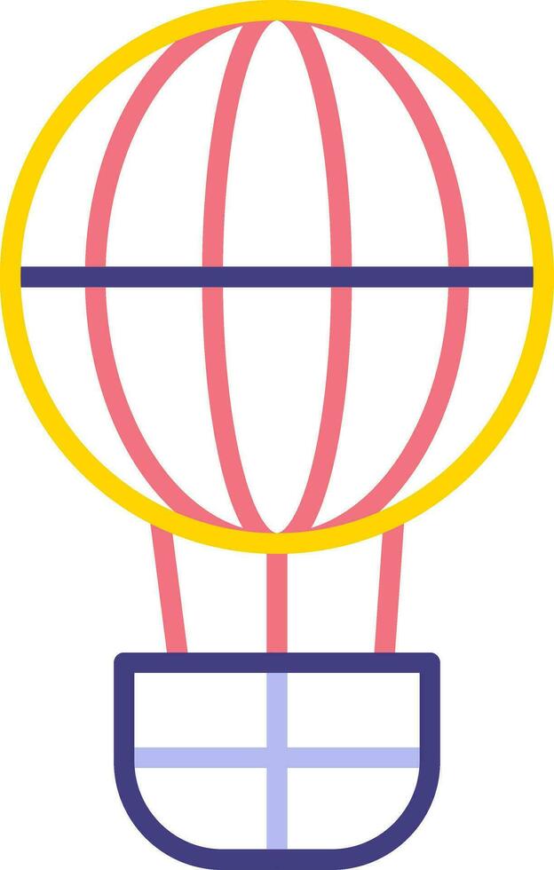 Hot Air Balloon Vector Icon