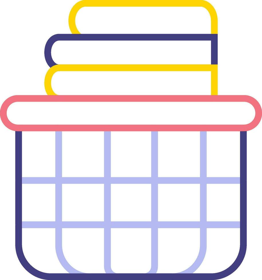 Laundry Basket Vector Icon