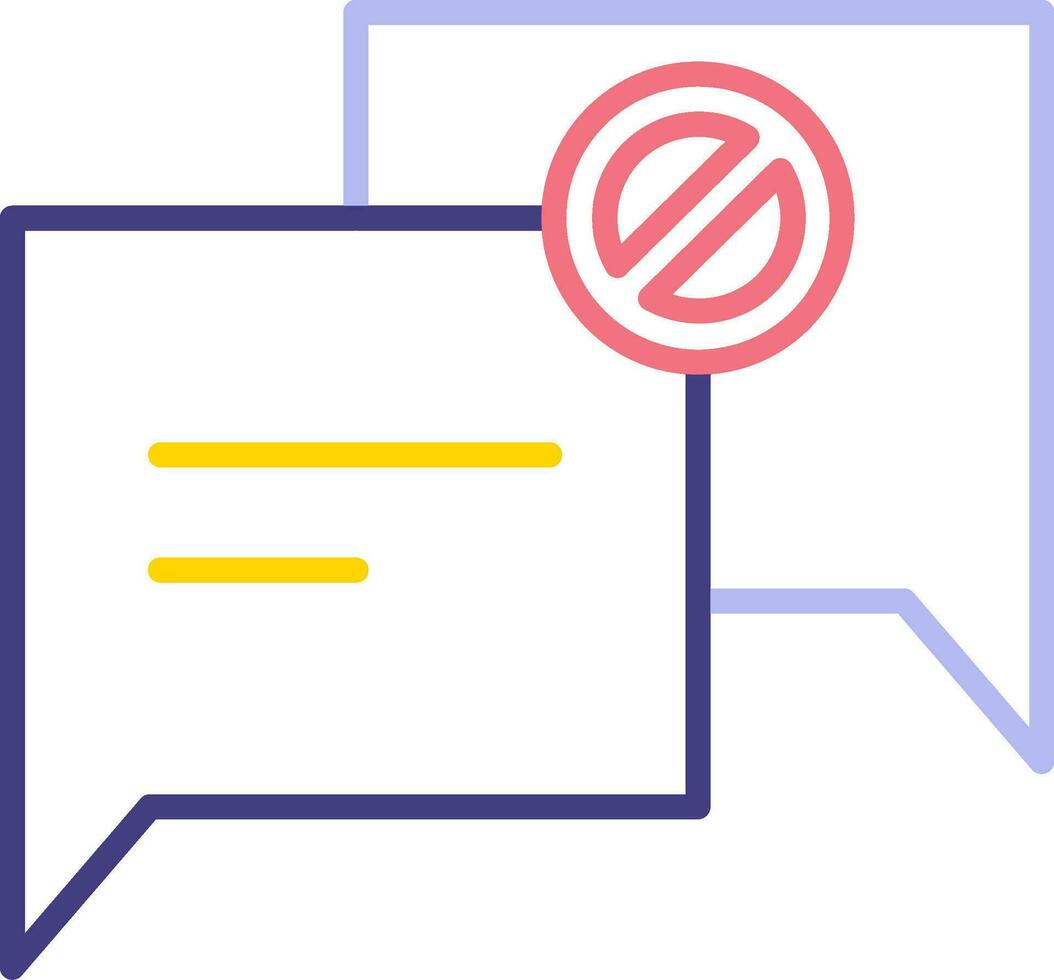 Blocked Vector Icon