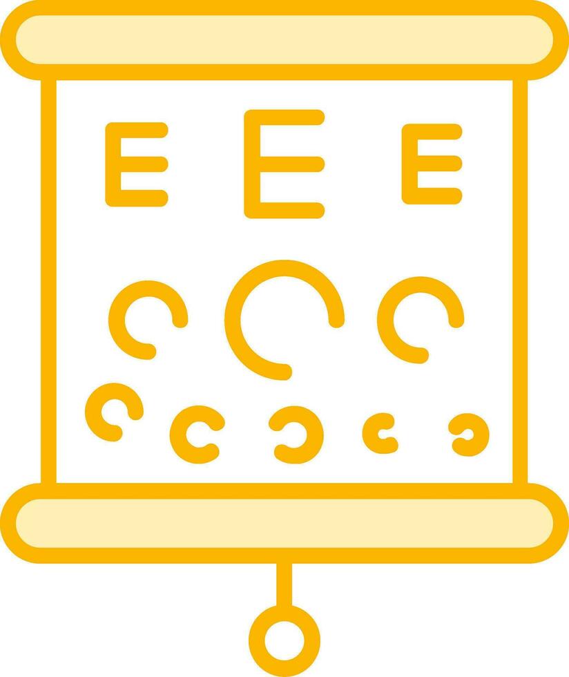 icono de vector de prueba de ojo