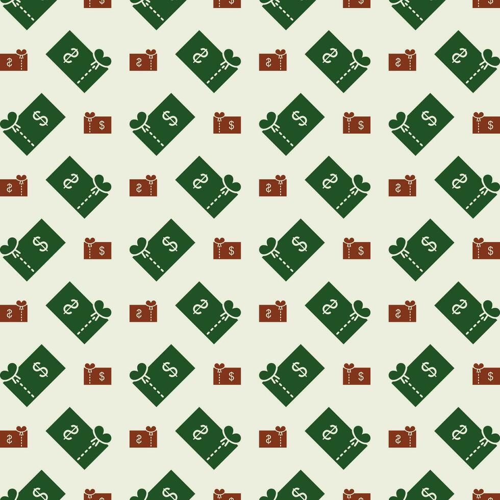 Voucher natural color repeating trendy pattern vector illustration background