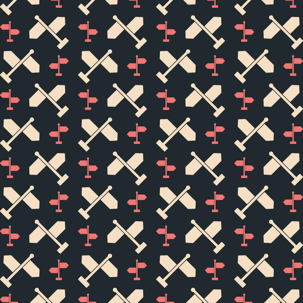 Direction black background trendy repeating colorful pattern vector illustration