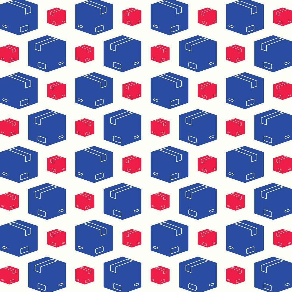 Package creative design repeating trendy pattern vector illustration background