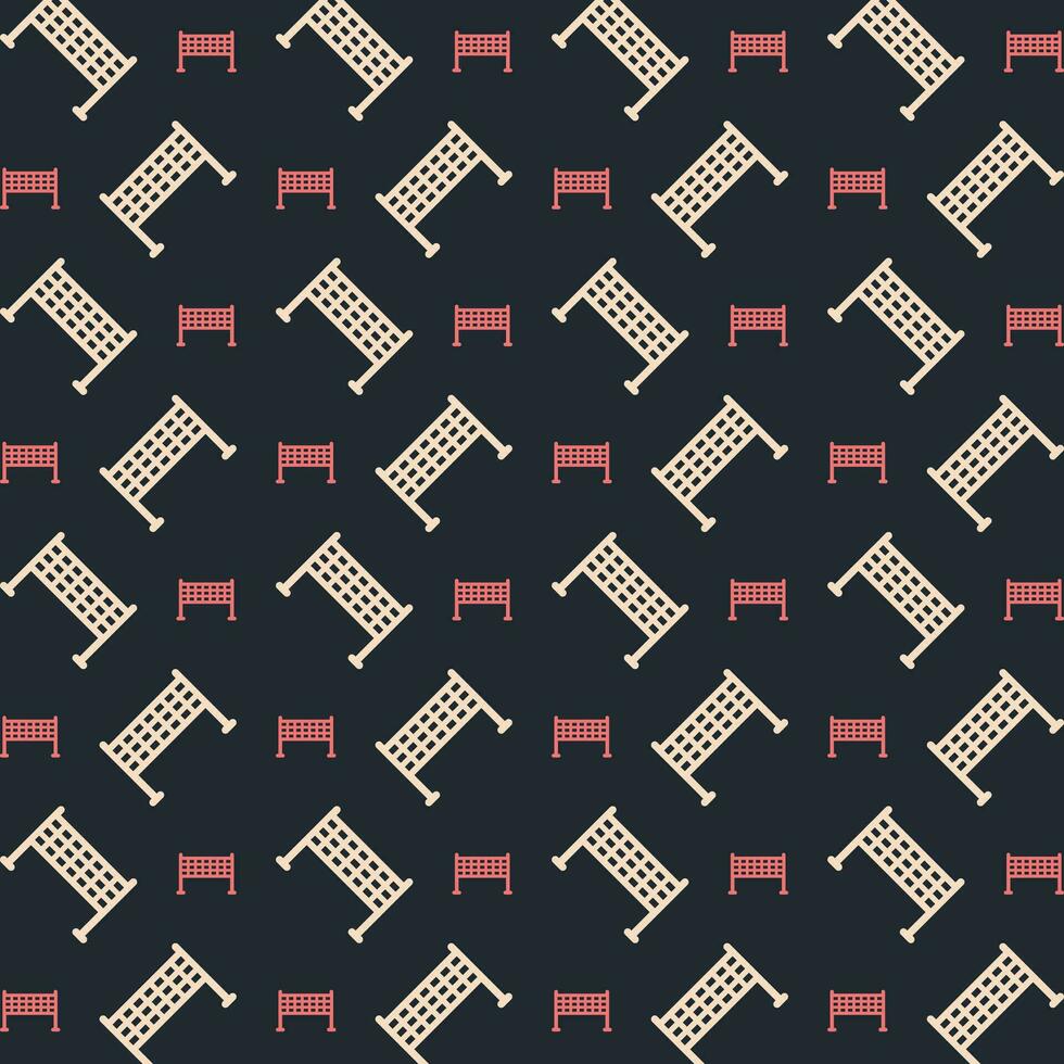 Net black background trendy repeating colorful pattern vector illustration