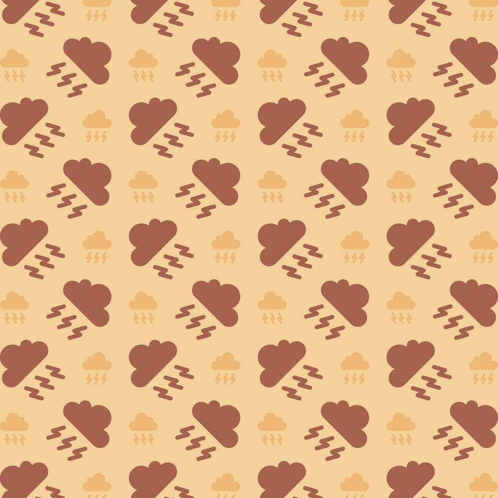Storm trendy design brown repeating pattern vector illustration background