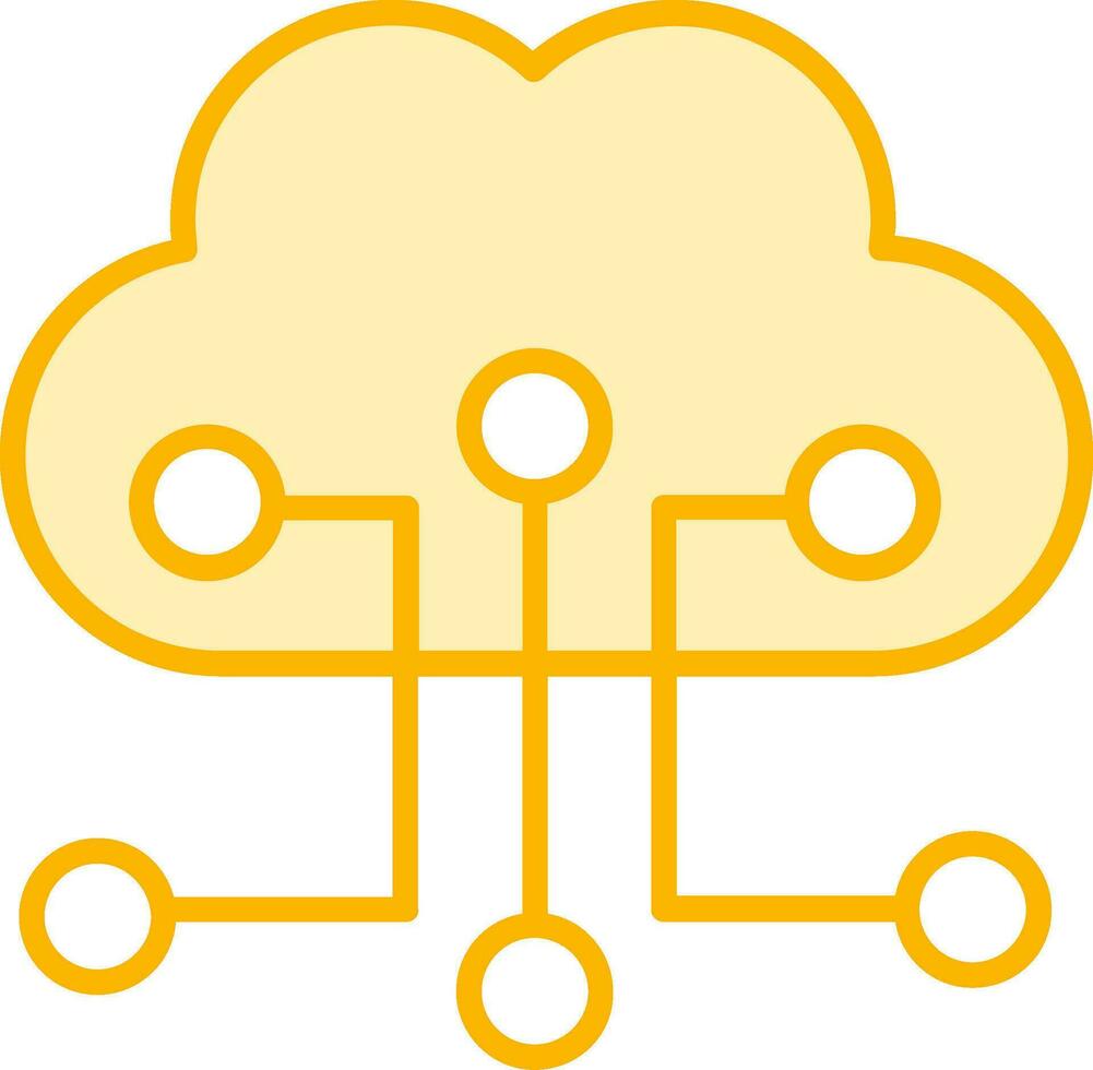 Cloud Configuration Vector Icon