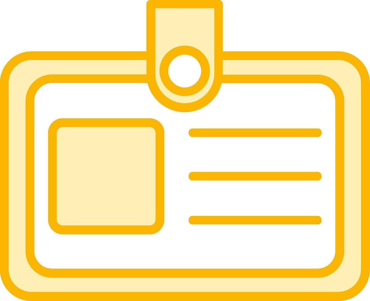Identification Card Vector Icon