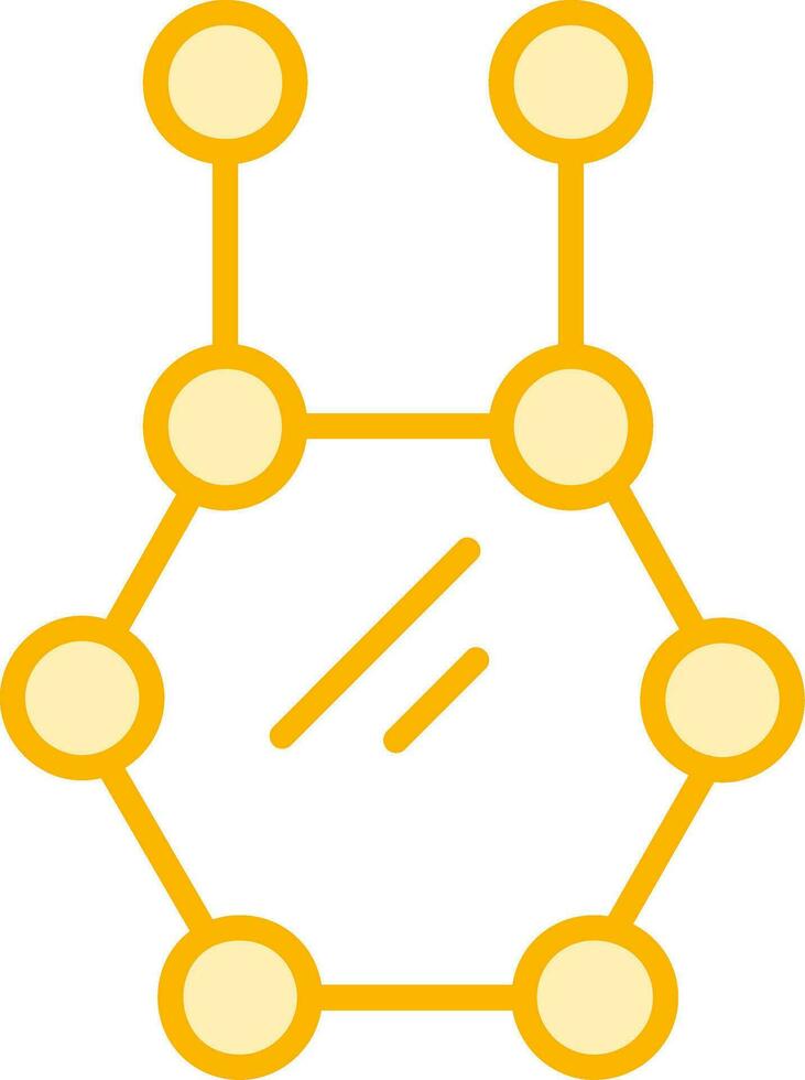 icono de vector de molécula