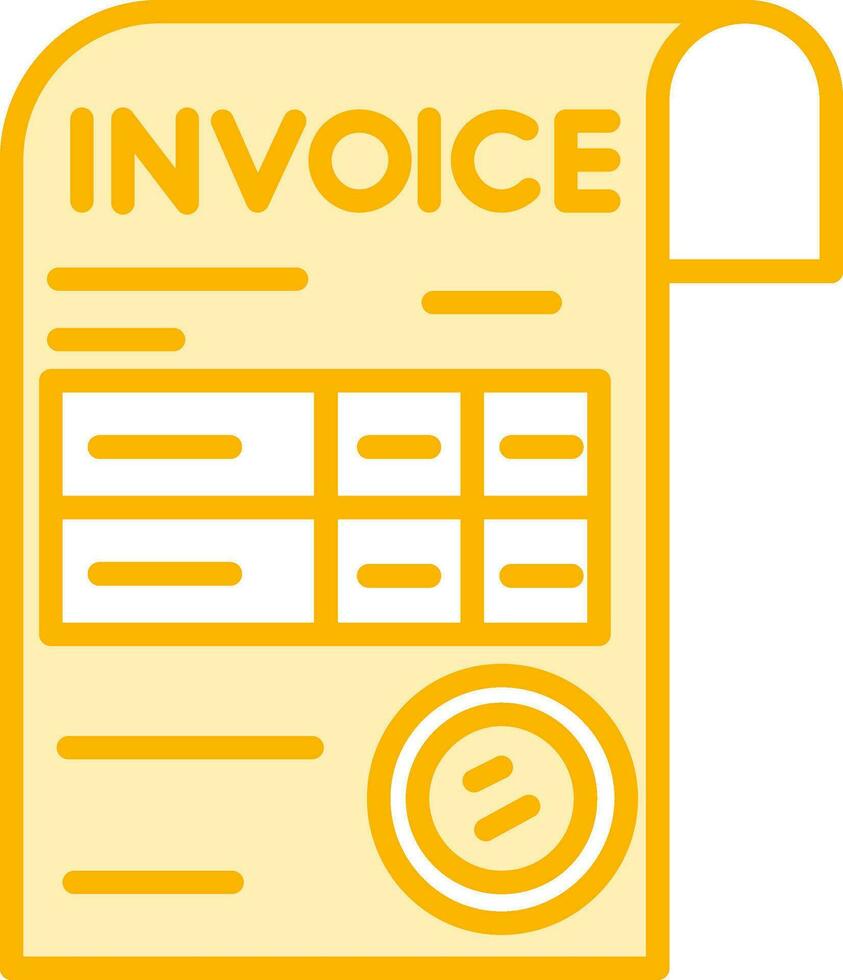 Invoice Vector Icon