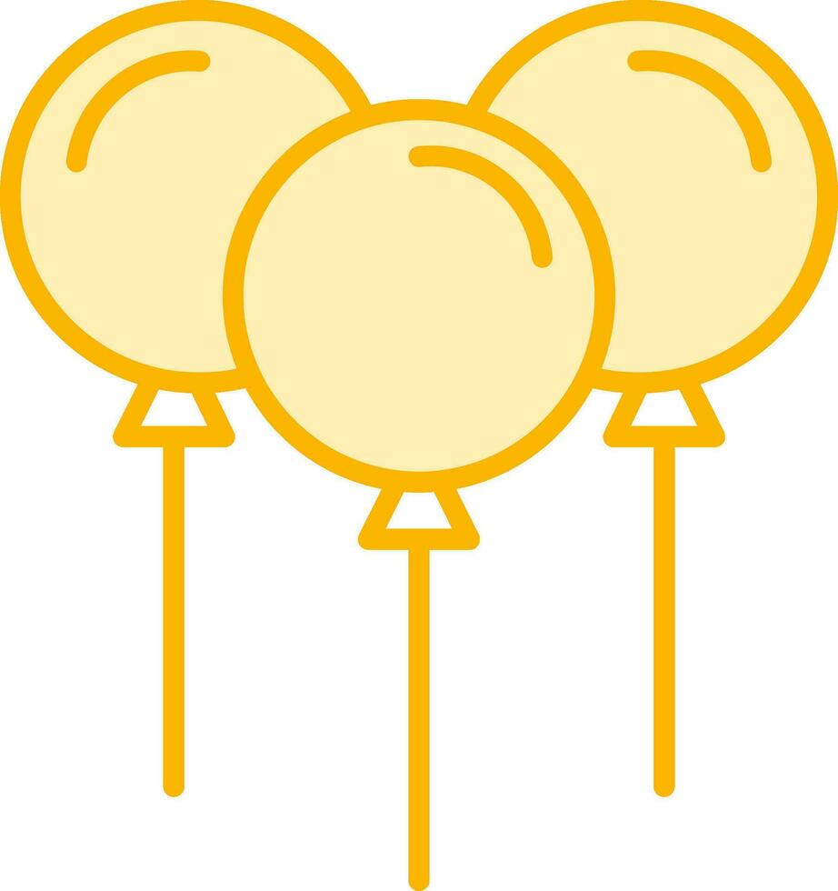 icono de vector de globos