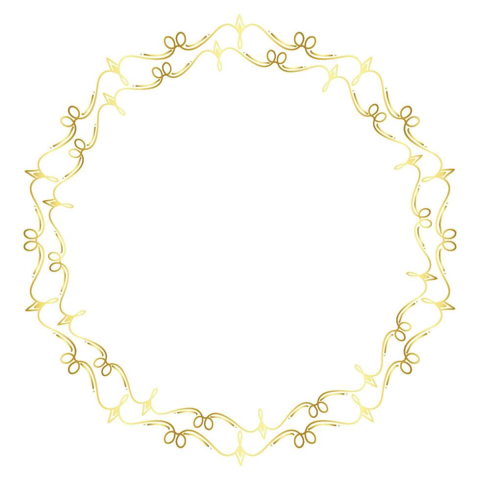 Frames Vintage vector.Well built for easy editing . Brown .Vector illustration.A circle vector