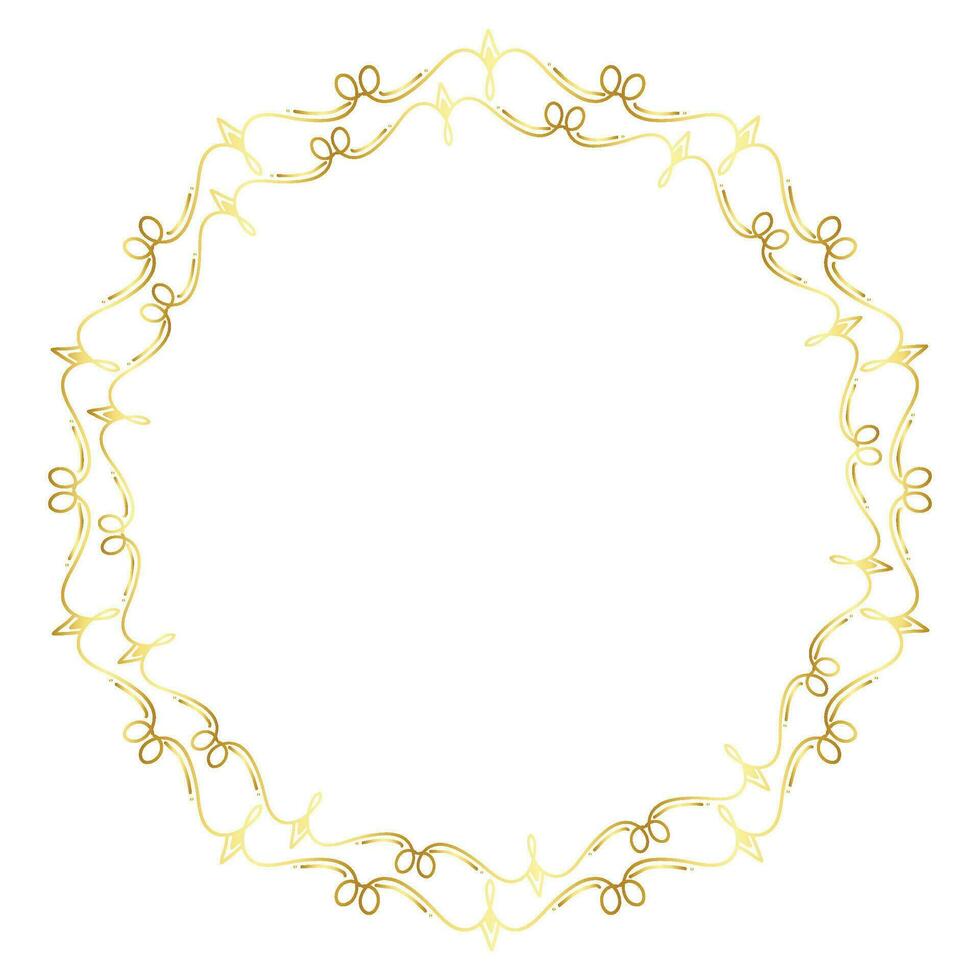 Frames Vintage vector.Well built for easy editing . Brown .Vector illustration.A circle vector