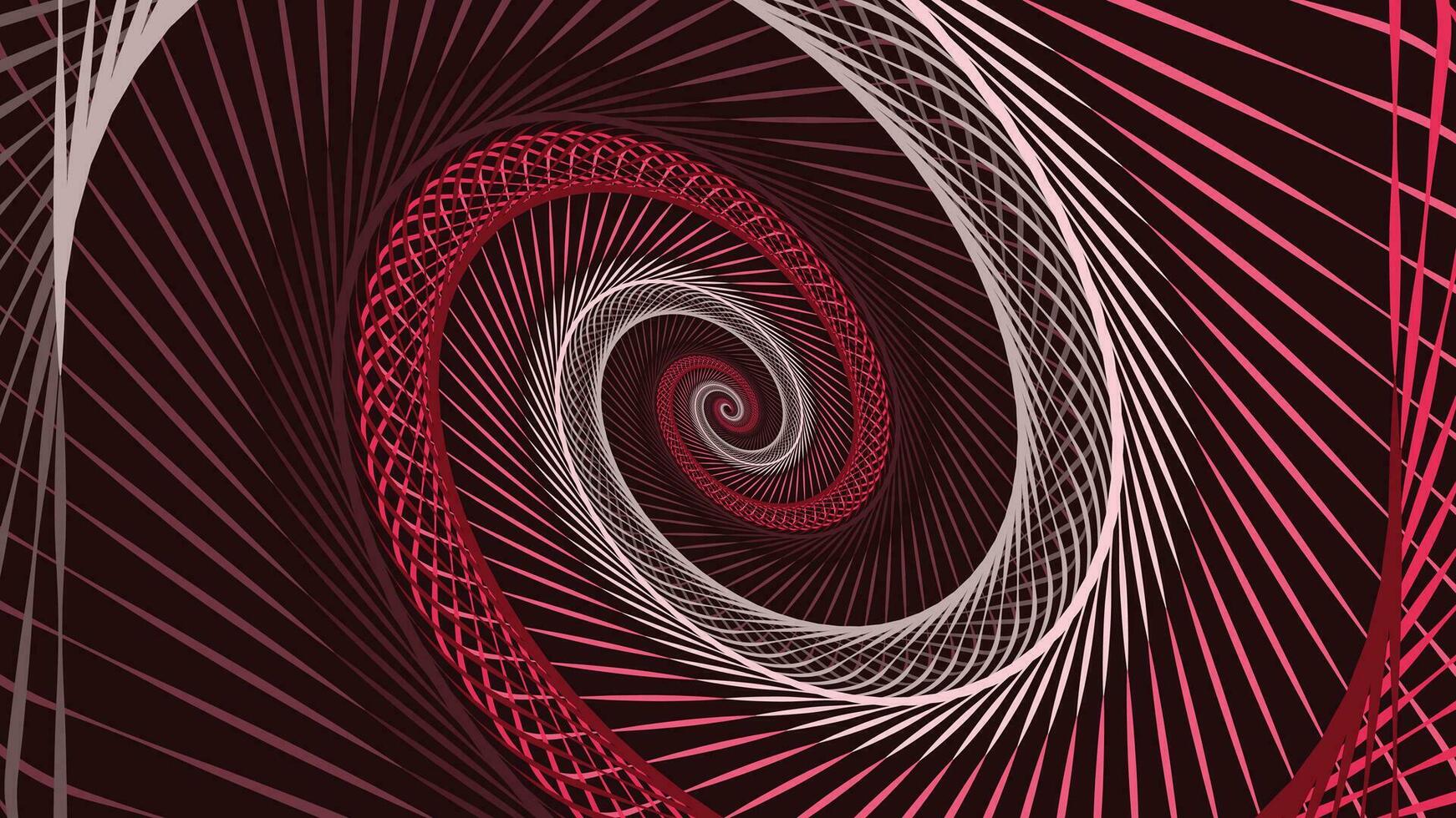 Abstract spiral dotted vortex simple line wavy background. vector