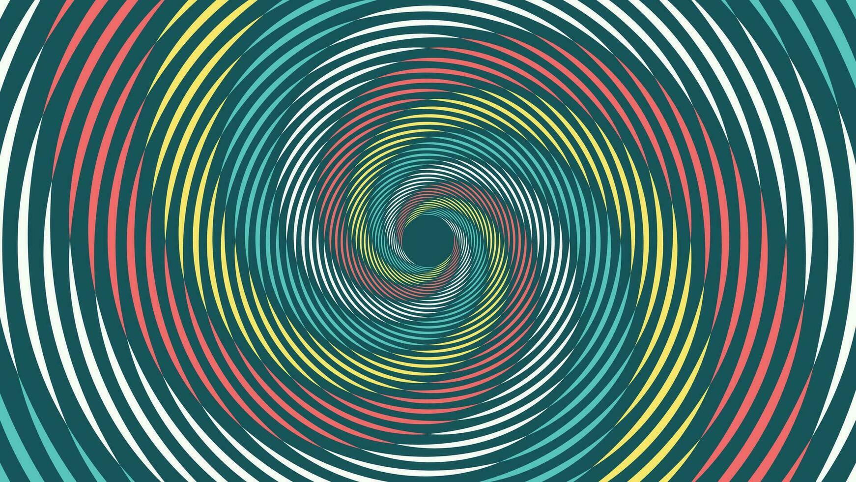Abstract spiral dotted vortex simple line wavy background. vector