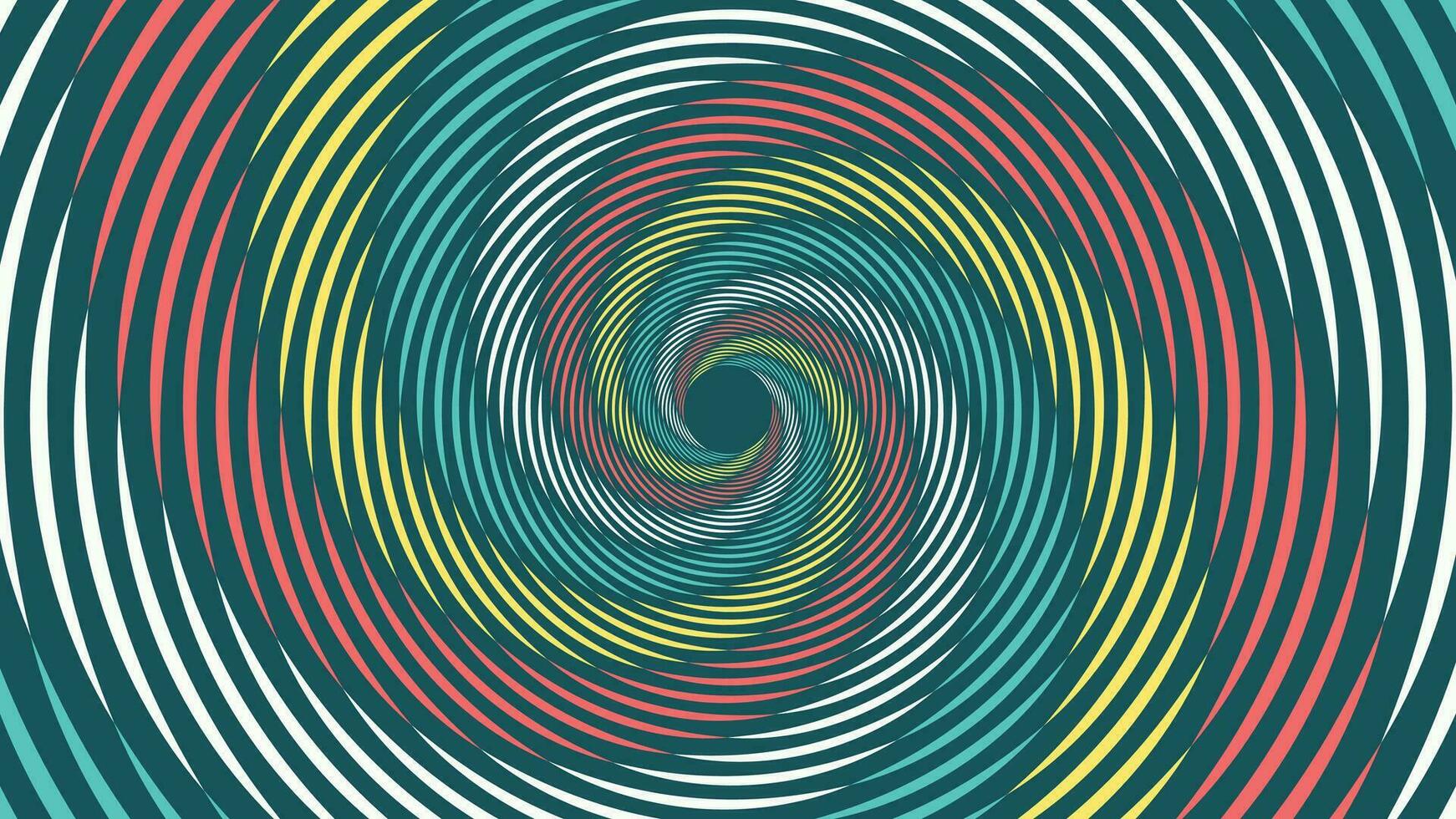 Abstract spiral dotted vortex simple line wavy background. vector