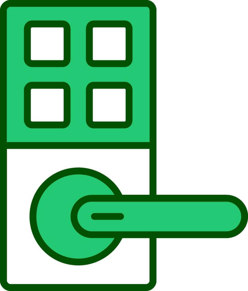 Smart Door Vector Icon