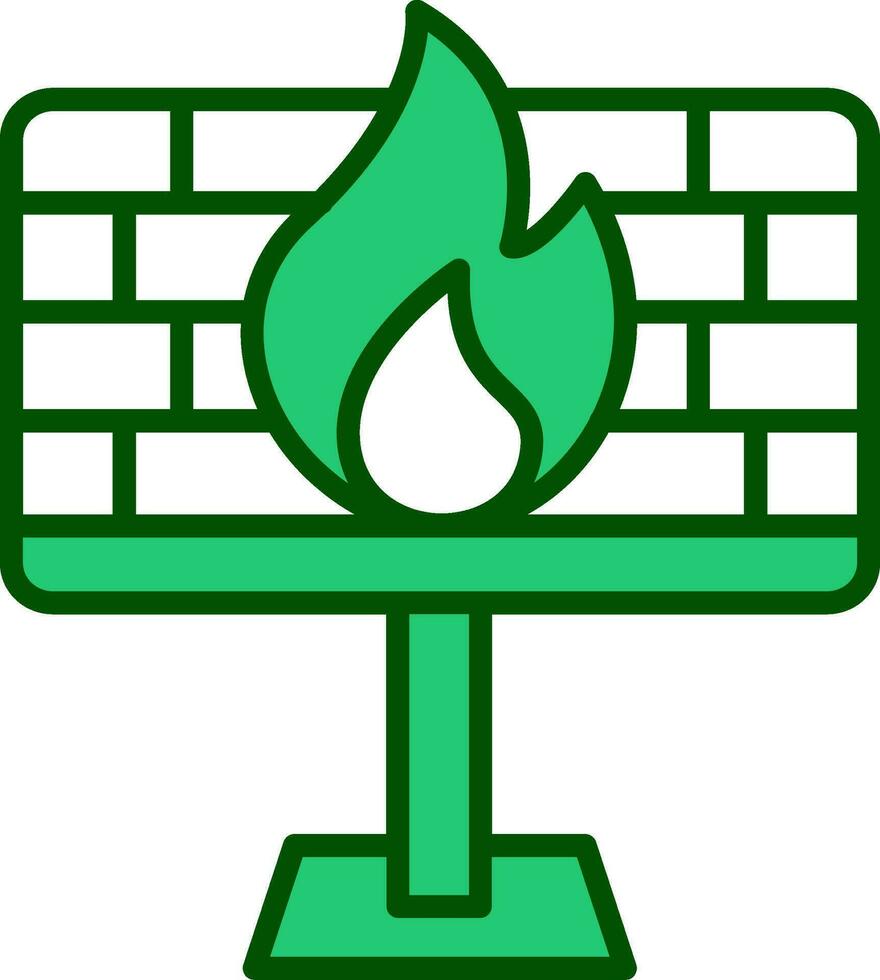 Firewall Vector Icon