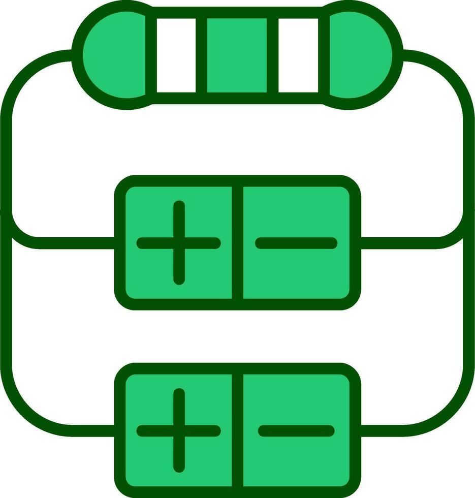 Resistor Vector Icon