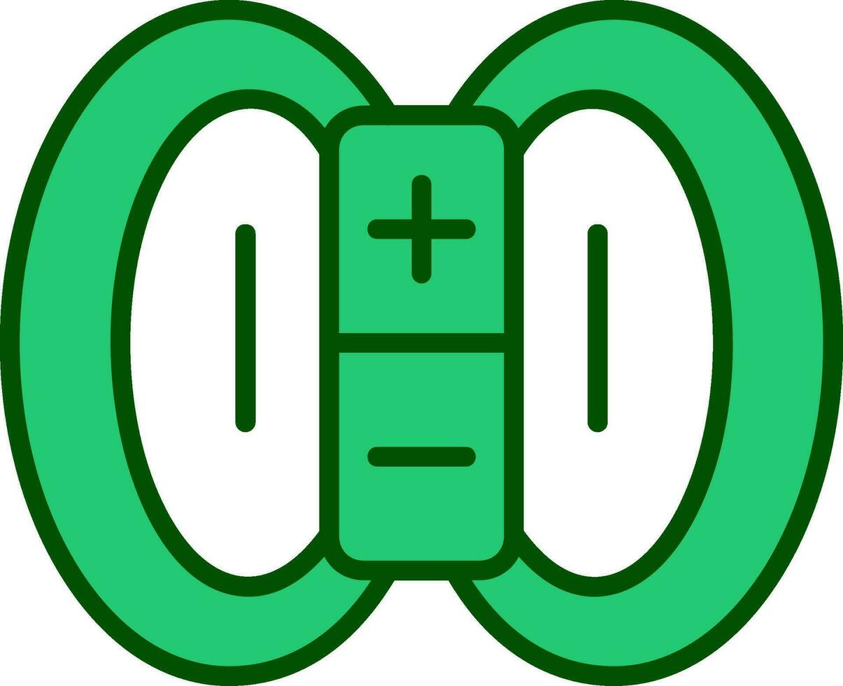 Magnetic Field Vector Icon