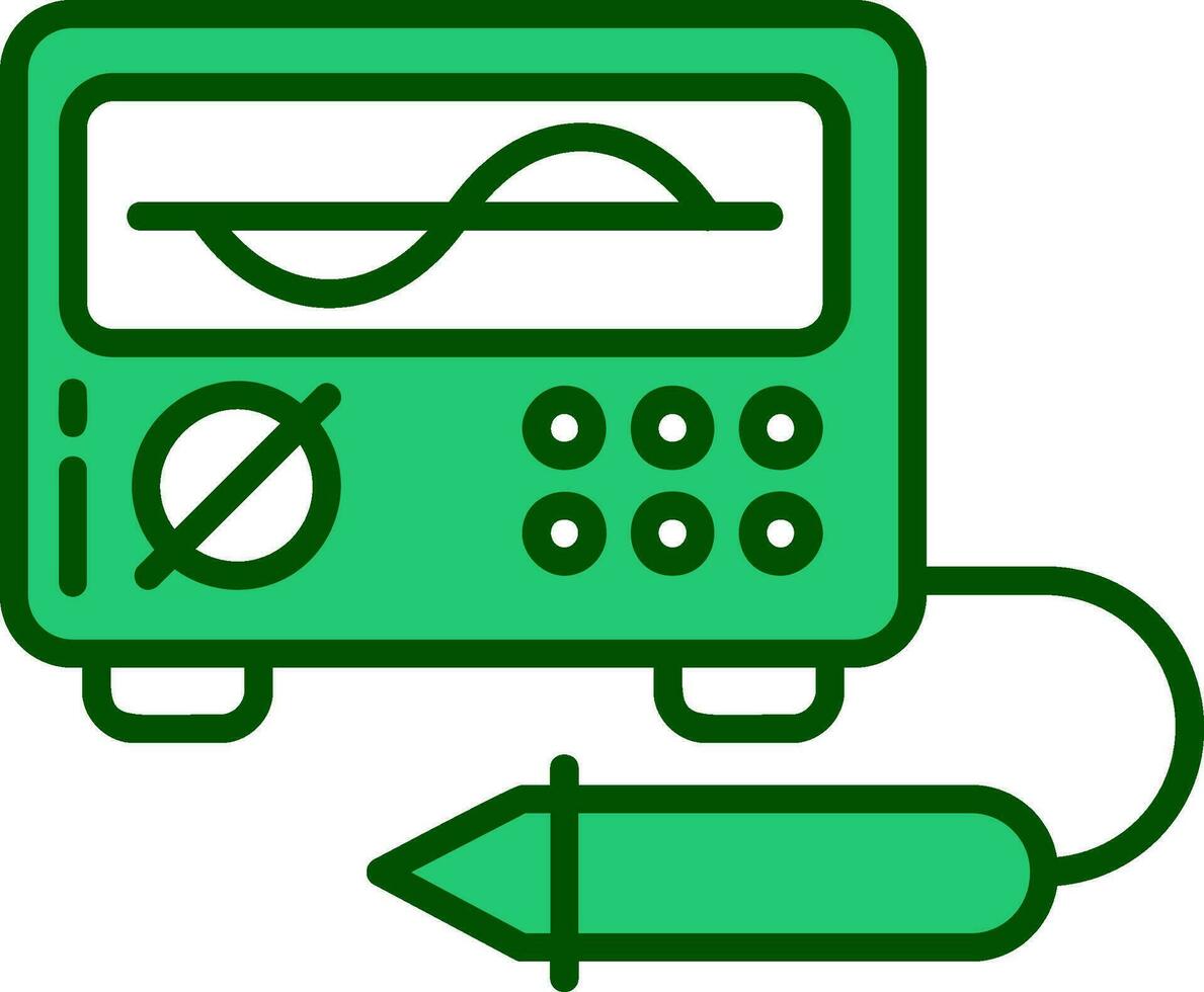 Oscilloscope Vector Icon