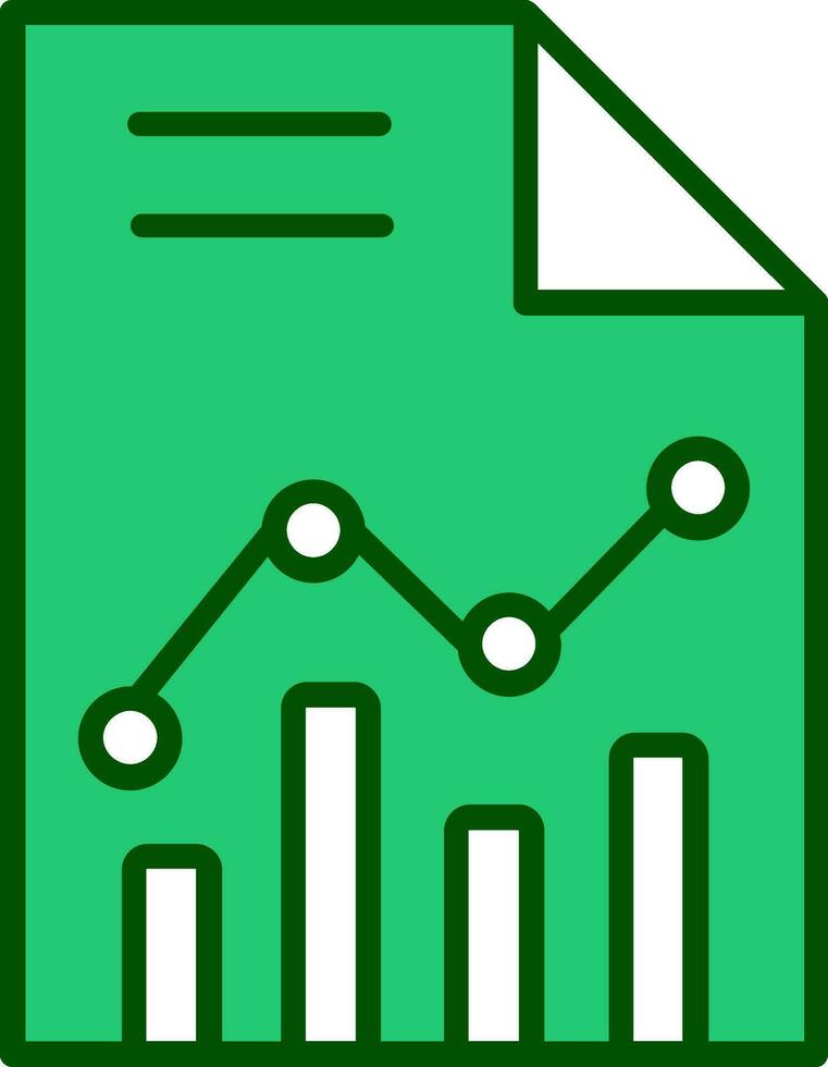 Stats paper Vector Icon