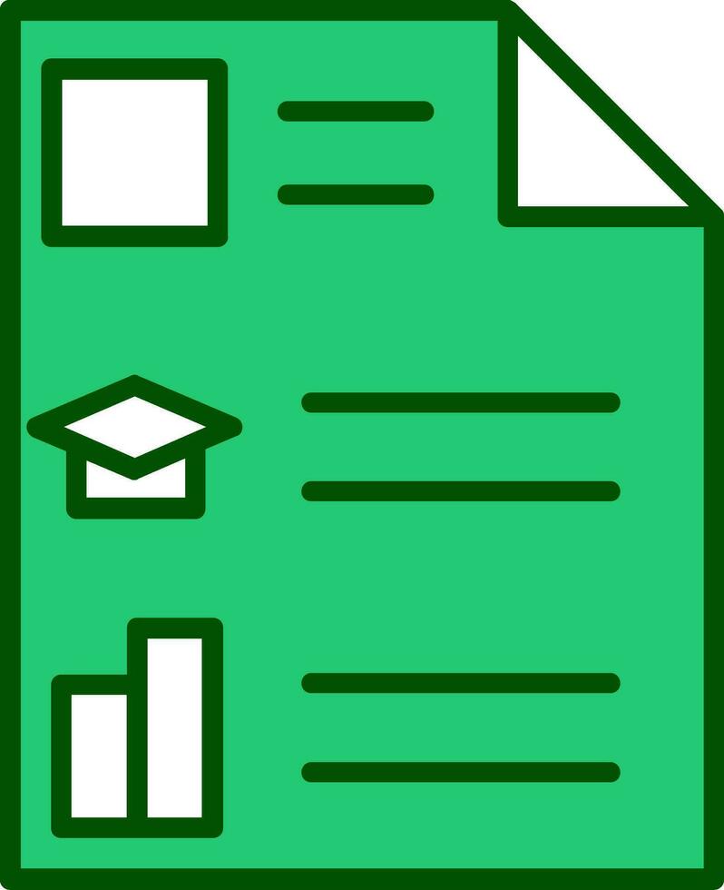 Curriculum Vitae Vector Icon