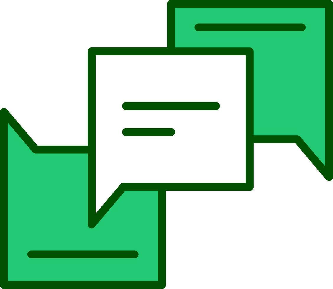 Speech Bubbles Vector Icon