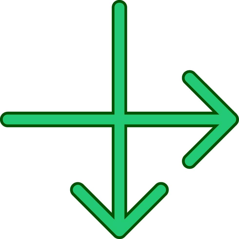 Intersect Vector Icon