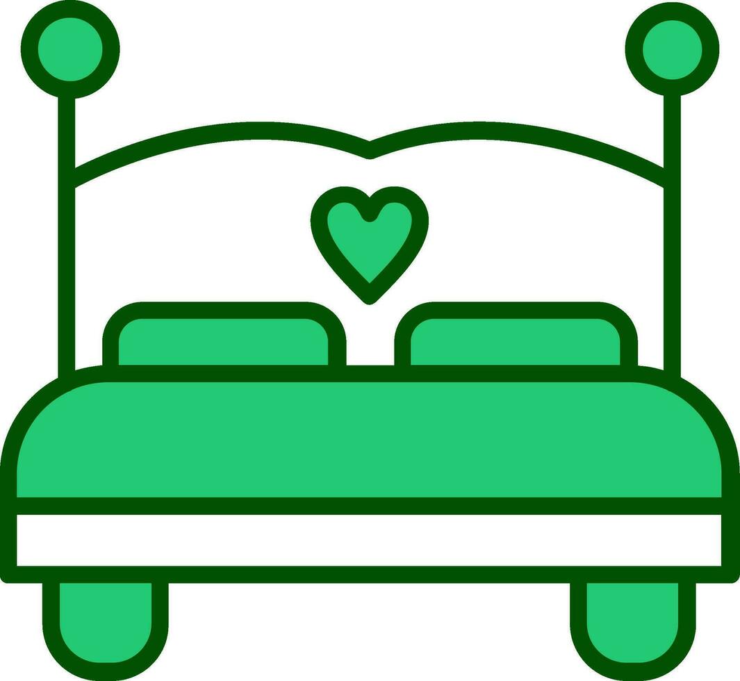 Double Bed Vector Icon