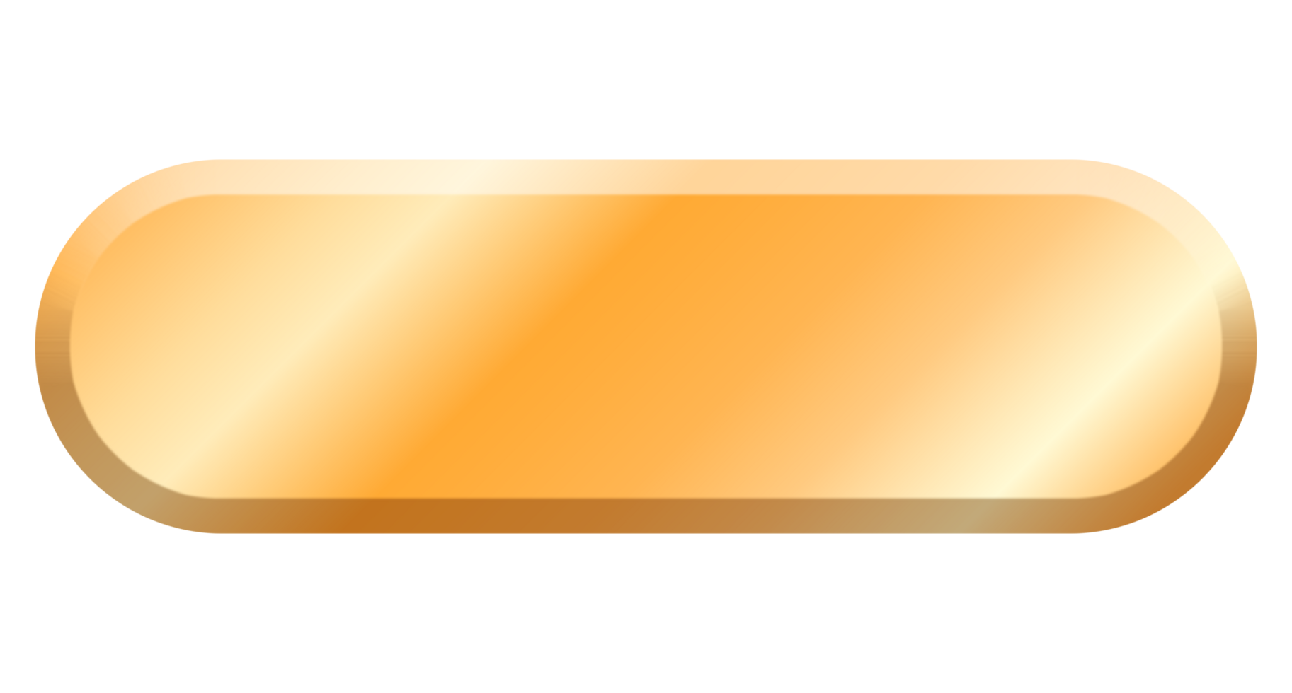 Gold Metal Glossy Button png