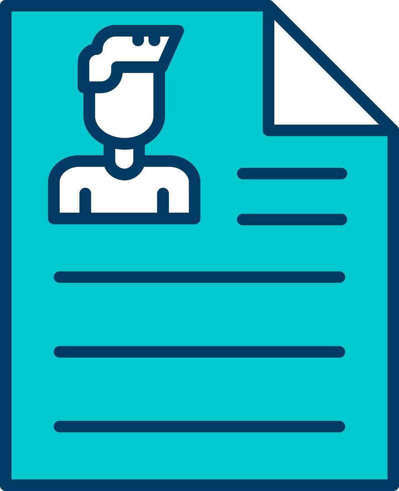 Curriculum Vitae Vector Icon