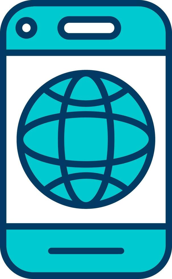 Mobile Internet Vector Icon