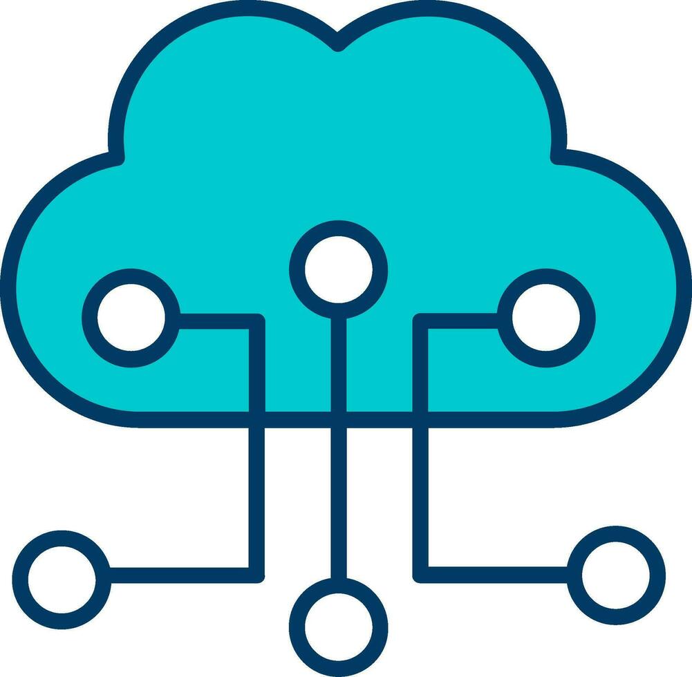 Cloud Configuration Vector Icon