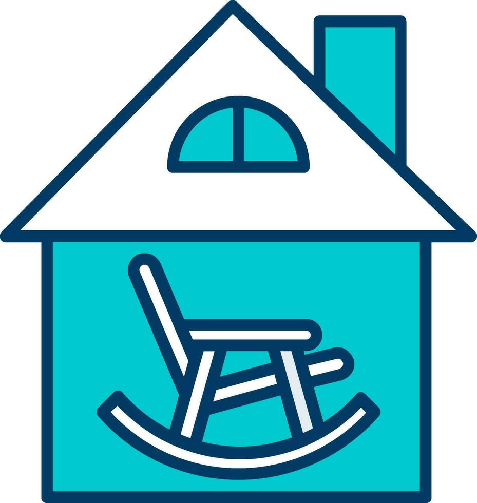 Retirement Home Vector Icon