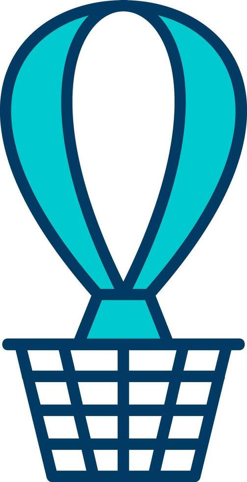 Hot Air Balloon Vector Icon