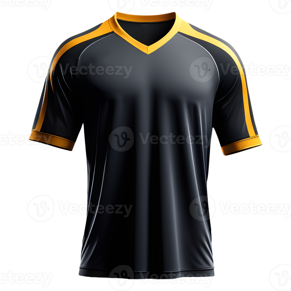 AI generated Sport jersey uniforms, isolated on transparent background. png