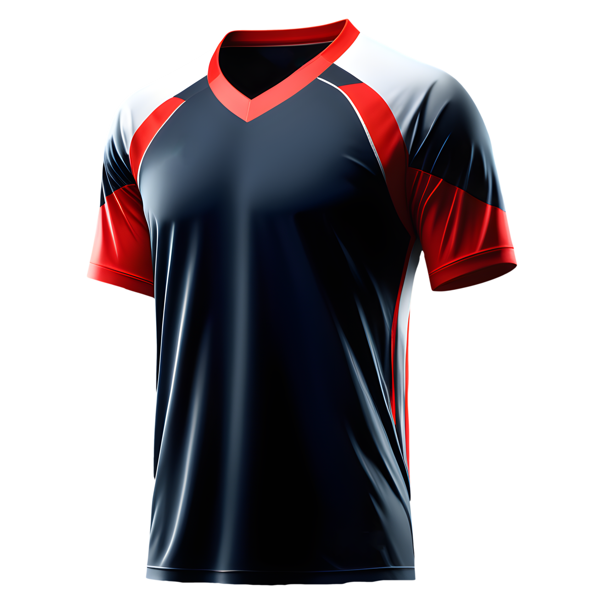 AI generated Sport jersey uniforms, isolated on transparent background ...