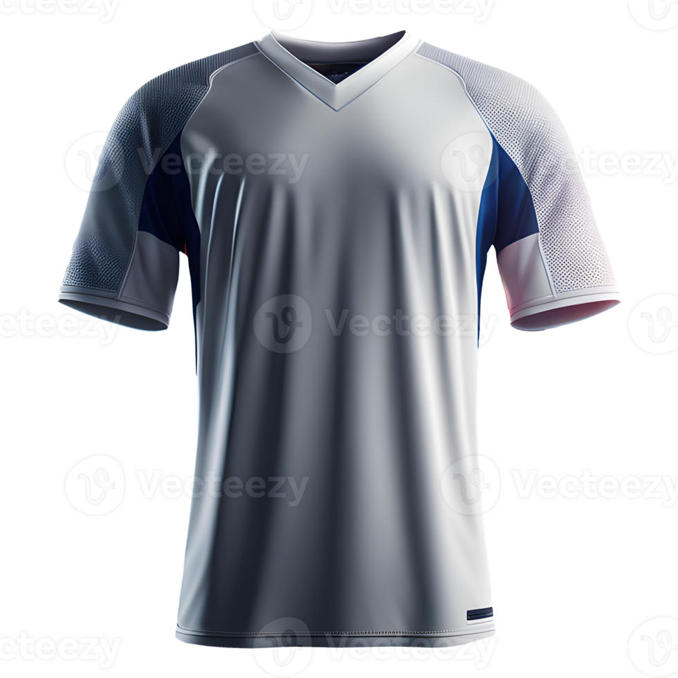 ai generato sport maglia uniformi, isolato su trasparente sfondo. png