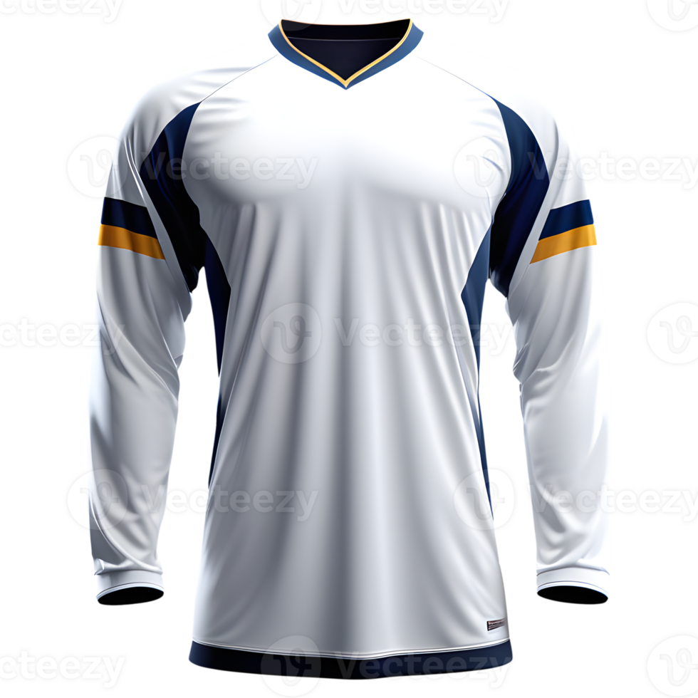 AI generated Sport jersey uniforms, isolated on transparent background. png