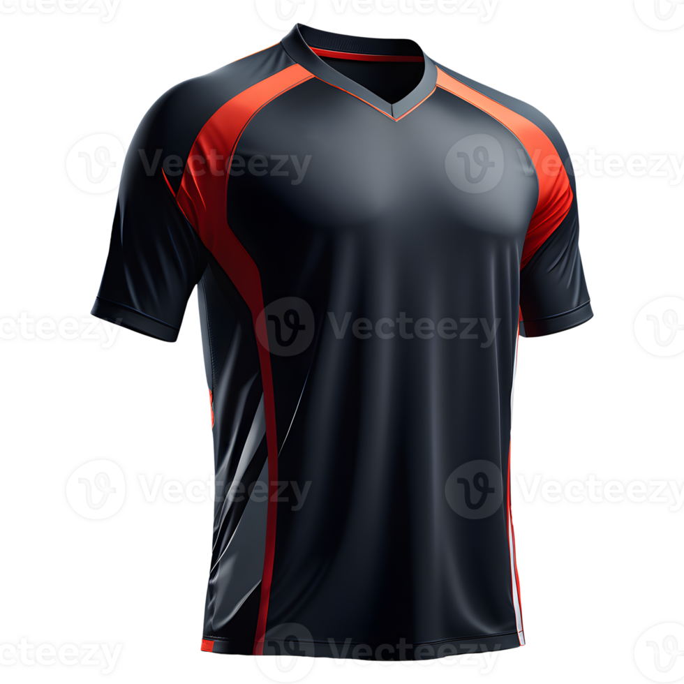 AI generated Sport jersey uniforms, isolated on transparent background. png