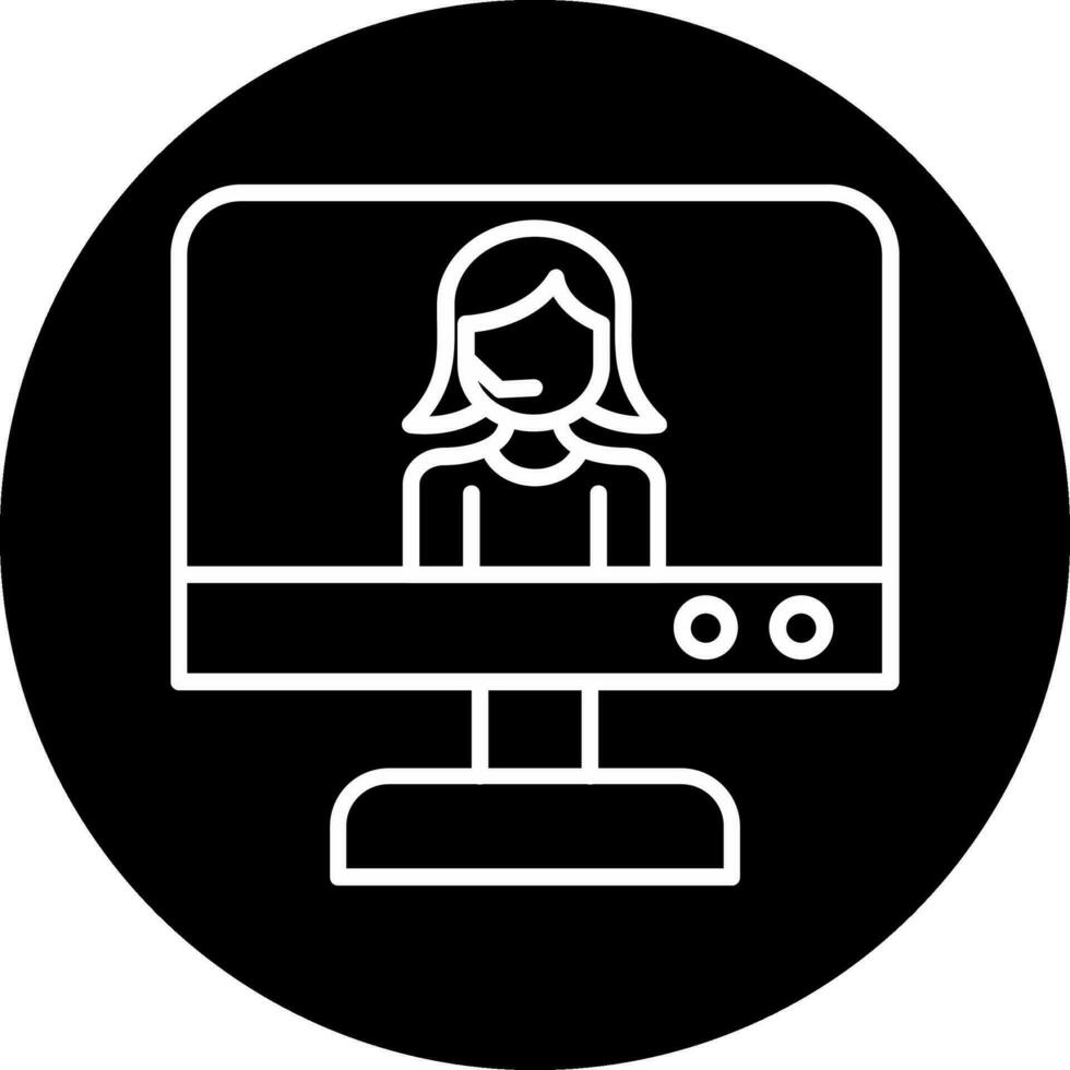 Online Support Vector Icon