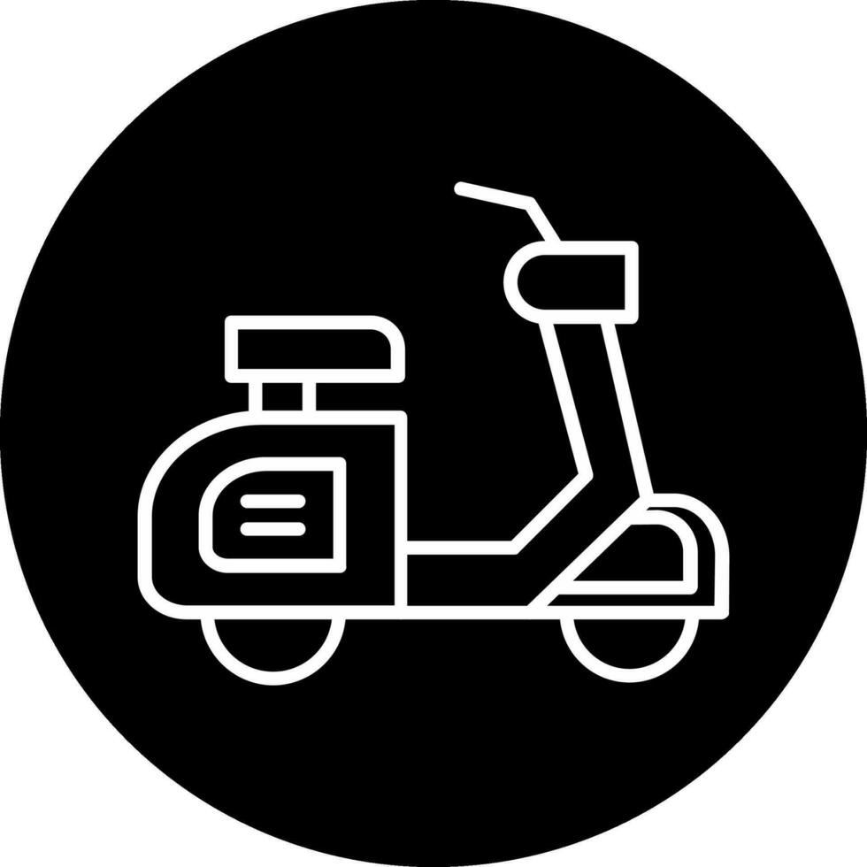 icono de vector de scooter