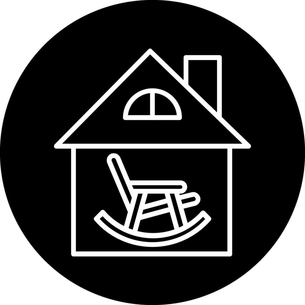 Retirement Home Vector Icon