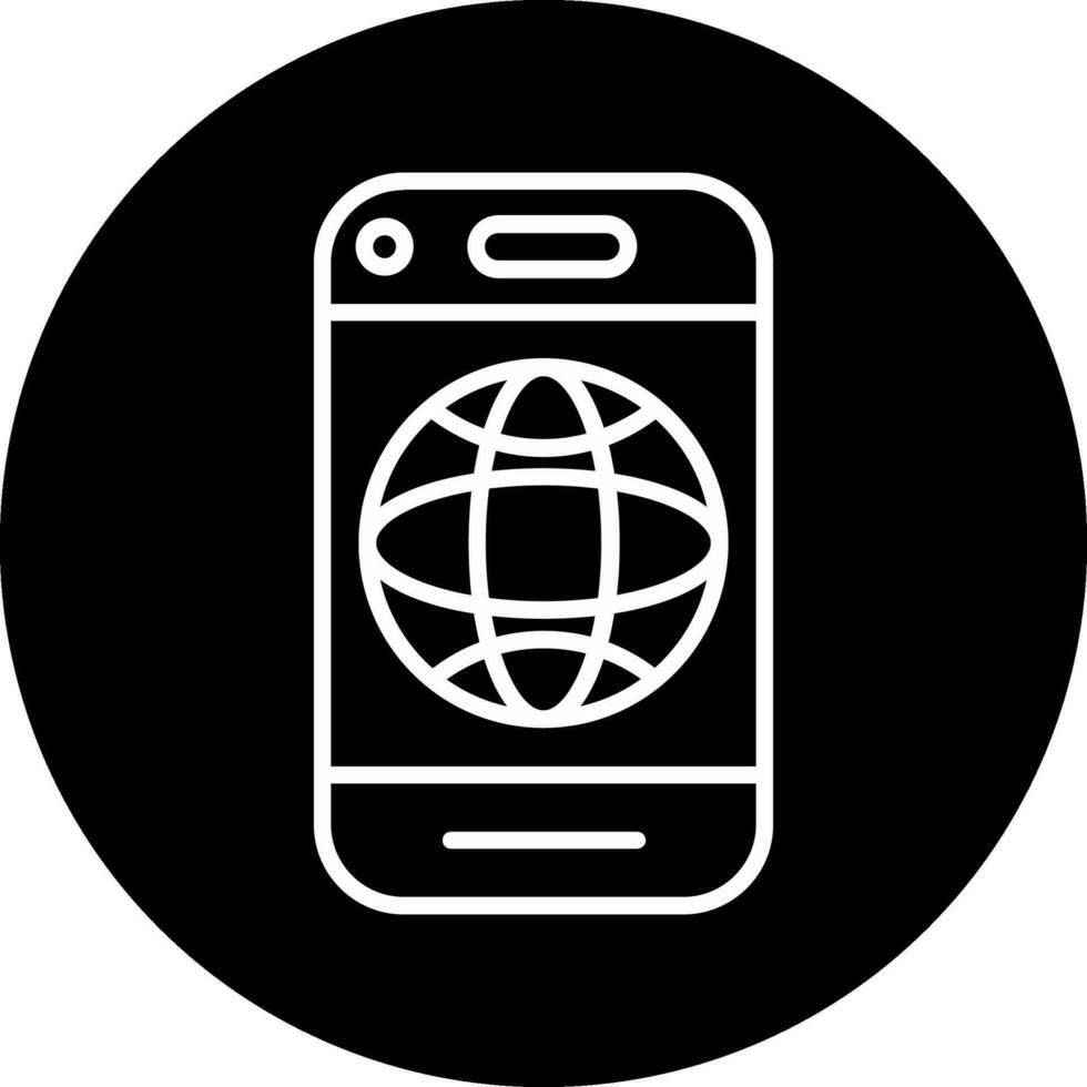 Mobile Internet Vector Icon