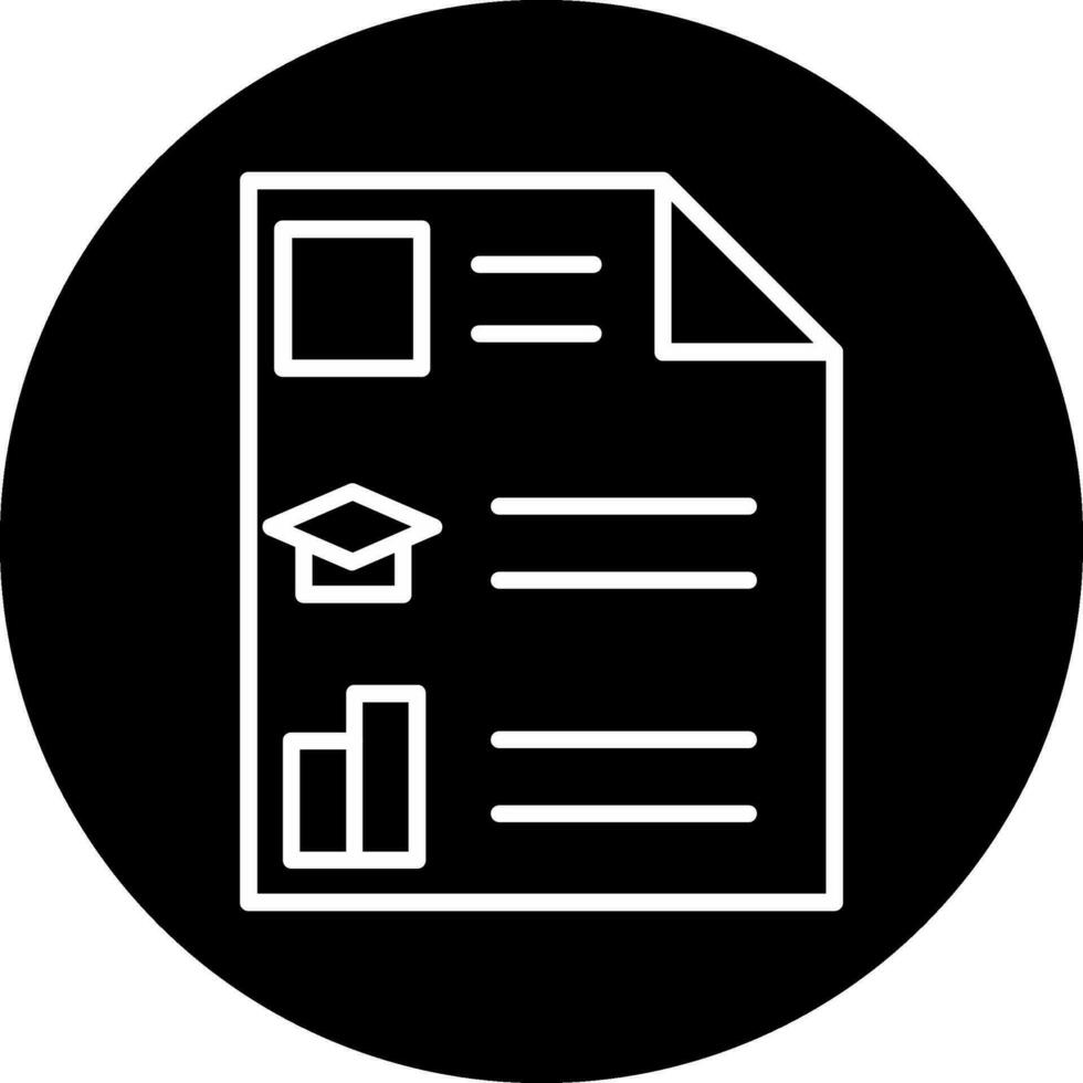 Curriculum Vitae Vector Icon